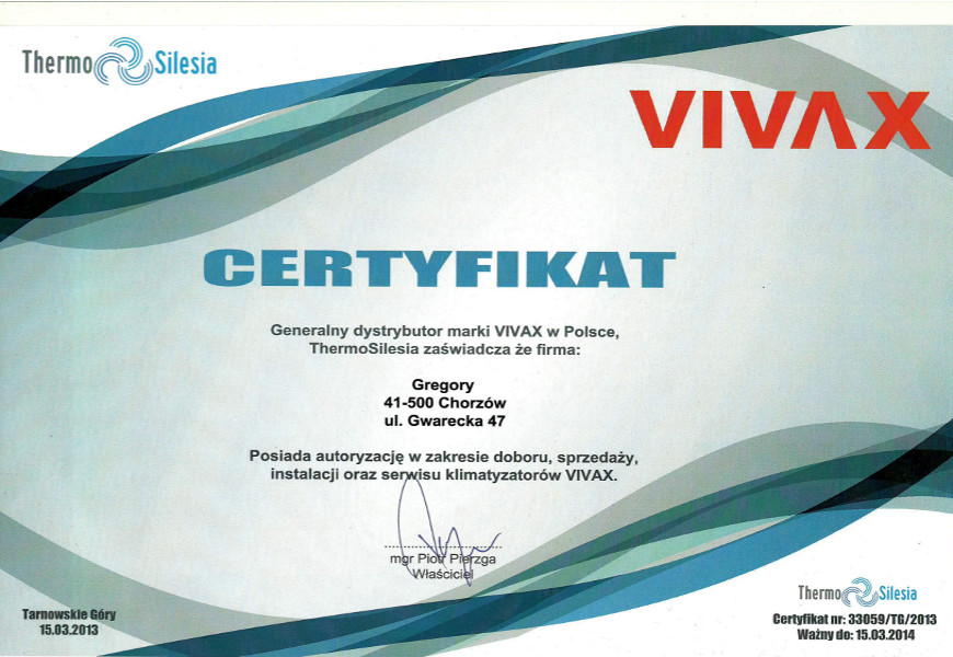 certyfikat-Vivax